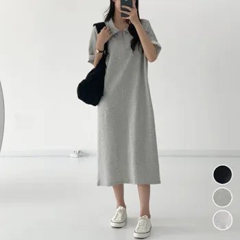 7_블레스유_여성_반팔_카라_반집업_롱_루즈핏_빅사이즈_원피스_봄_여름_가을_77